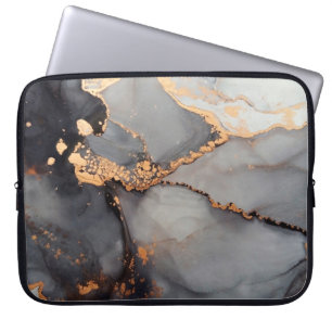 Luxury abstract fluid art painting background alco laptop sleeve