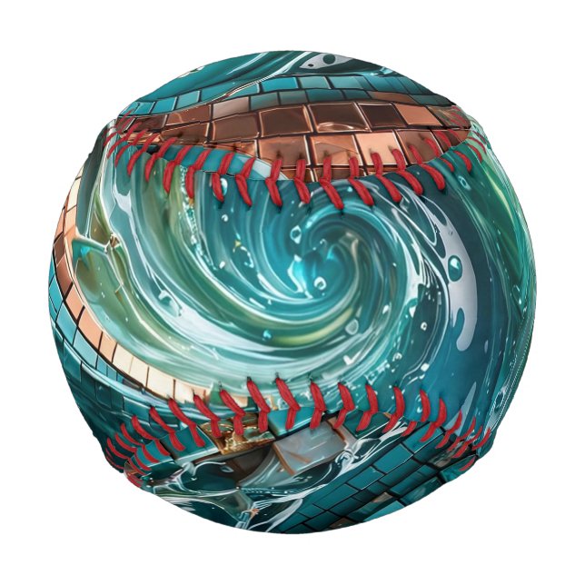 Luxury Abstract Mosaic Baseball (Front)
