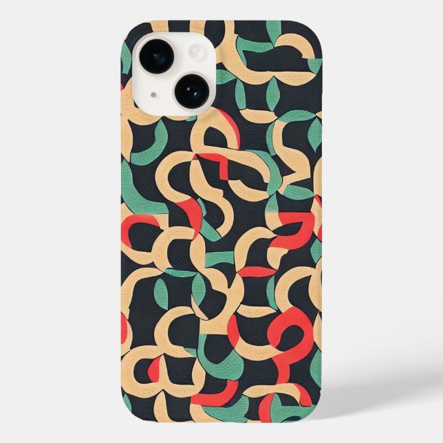 Luxury Abstract Pattern Case-Mate iPhone Case (Back)
