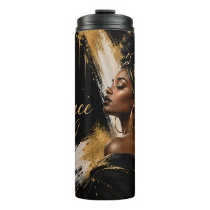 Luxury Afrocentric Thermal Coffee Tumbler