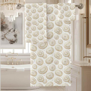 Luxury Agate Geode Towel Set - White & Gold