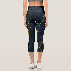 Luxury Ancient Greece Women's Sports & Performance Capri Leggings