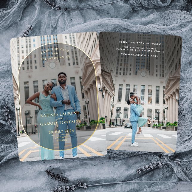 Luxury and Minimal Photo Save The Date (Creator Uploaded)