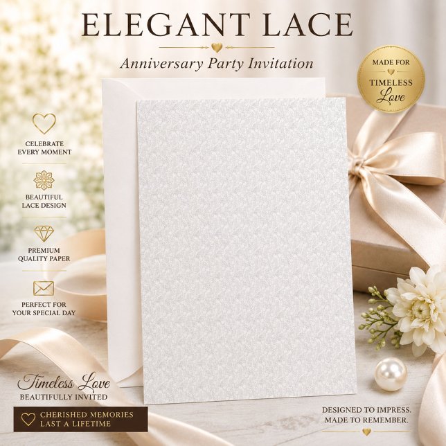 Luxury Anniversary & Milestone Invitations (Creator Uploaded)