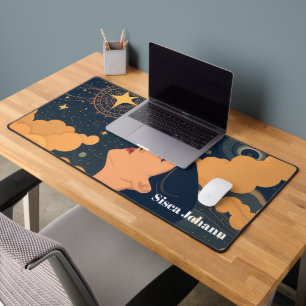 Luxury Art Deco Geometric Modern Office Desk Mat
