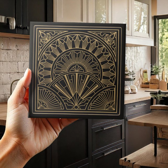 Luxury Art Deco Geometric Pat#2 ID1196 Tile (Creator Uploaded)