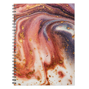 Luxury art in Eastern style. Golden swirl, artisti Notebook