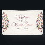 Luxury Artistic Botanical Floral Paisley Wedding Banner<br><div class="desc">Beautiful Invitation to celebrate Special occasions and festivals comes with digital and E-invitation as per your request. We would love to replicate our designs to make multiple products like rsvp cards, labels envelopes, and more. Customisation is available for ready to print on request at info@shamaurcreatif@gmail.com. Look Forward to hearing from...</div>