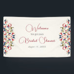 Luxury Artistic Botanical Floral Paisley Wedding Banner<br><div class="desc">Beautiful Invitation to celebrate Special occasions and festivals comes with digital and E-invitation as per your request. We would love to replicate our designs to make multiple products like rsvp cards, labels envelopes, and more. Customisation is available for ready to print on request at info@shamaurcreatif@gmail.com. Look Forward to hearing from...</div>