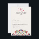 Luxury Artistic Botanical Floral Paisley Wedding RSVP Card<br><div class="desc">Beautiful Invitation to celebrate Special occasions and festivals comes with digital and E-invitation as per your request. We would love to replicate our designs to make multiple products like rsvp cards, labels envelopes, and more. Customisation is available for ready to print on request at info@shamaurcreatif@gmail.com. Look Forward to hearing from...</div>