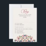 Luxury Artistic Botanical Floral Paisley Wedding RSVP Card<br><div class="desc">Beautiful Invitation to celebrate Special occasions and festivals comes with digital and E-invitation as per your request. We would love to replicate our designs to make multiple products like rsvp cards, labels envelopes, and more. Customisation is available for ready to print on request at info@shamaurcreatif@gmail.com. Look Forward to hearing from...</div>