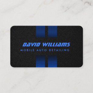 Luxury Auto Detailing Car Cleaning Repair  Business Card