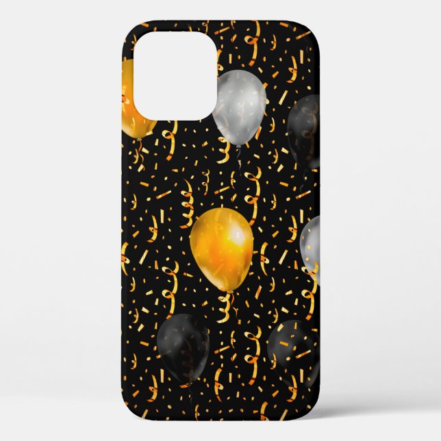 Luxury background with bright golden serpentine, c Case-Mate iPhone case (Back)
