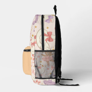 Luxury Ballerina Animals Kids Backpack Pattern