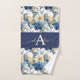 Luxury Bath Towel Set Pamper Yourself w/ Flowers
