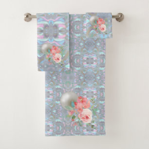 Luxury Bath Towel Set   Pamper Yourself w/ Flowers