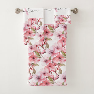 Luxury Bath Towel Set   Pamper Yourself w/ Flowers