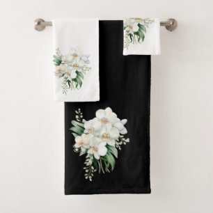 Luxury Bath Towel Set   Pamper Yourself w/ Flowers