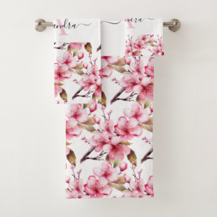 Luxury Bath Towel Set   Pamper Yourself w/ Flowers