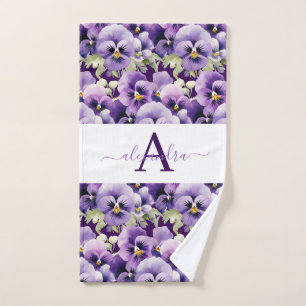 Luxury Bath Towel Set   Pamper Yourself w/ Flowers
