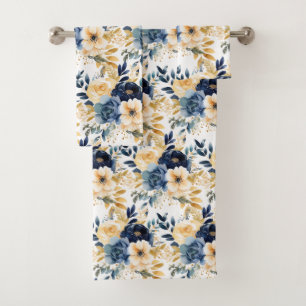 Luxury Bath Towel Set   Pamper Yourself w/ Flowers