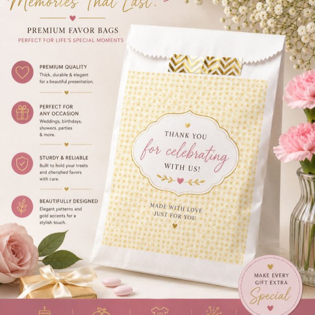 Luxury Beige Wedding Favour Bags (Creator Uploaded)