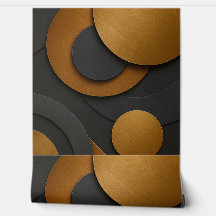 Luxury Black and Gold Geometric Abstract Design