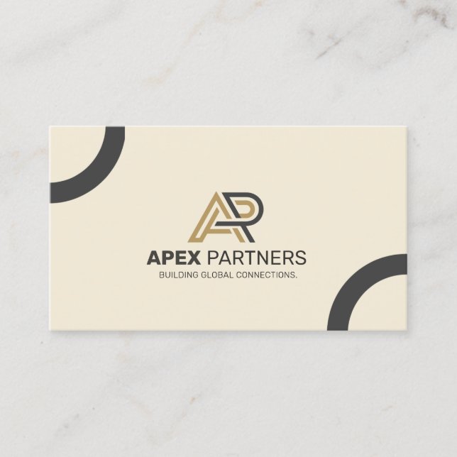 Luxury Black Gold Professional QR Code Business Ca Card (Front)