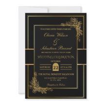LUXURY BLACK & GOLD WEDDING 