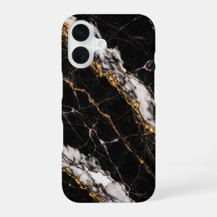 Luxury Black Marble Gold Vein Phone Case