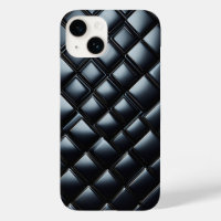 Luxury Black Metallic Diamond Phone Case - Sleek