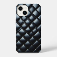 Luxury Black Metallic Diamond Phone Case - Sleek