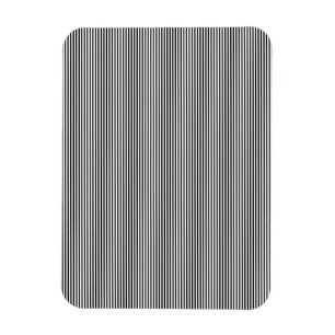 Luxury Black Stripe Minimalist Mouse Pad Magnet