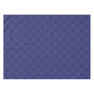 Luxury blue floral damask wallpaper tablecloth
