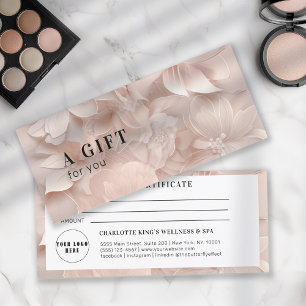 Luxury, Blush-Beige, Flower, Logo