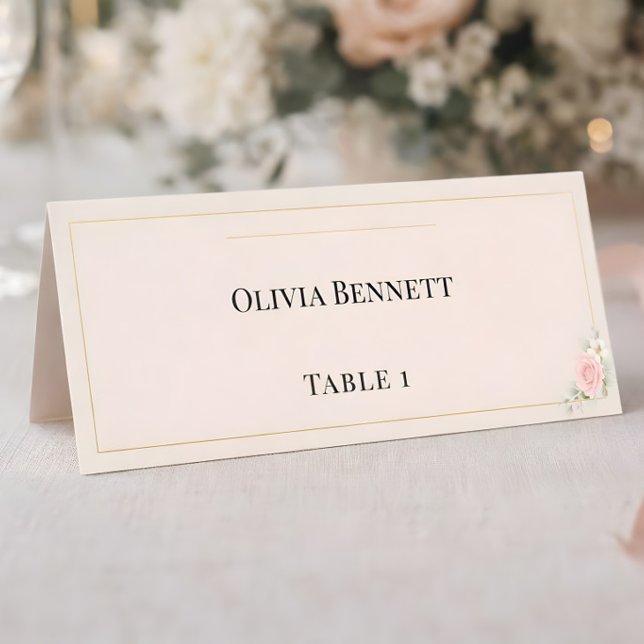 Luxury Blush Wedding Place Cards (Creator Uploaded)