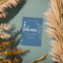 Luxury Boho Blue & white Wedding