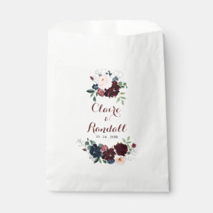 Luxury Boho Colourful Floral Wedding  Favour Bags