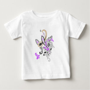 Luxury Botanical Christmas Gift Journal Baby T-Shirt