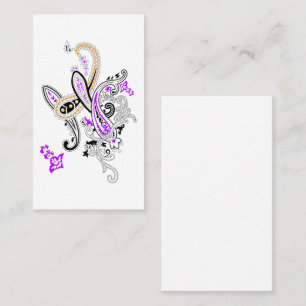 Luxury Botanical Paisley Collection Business Card