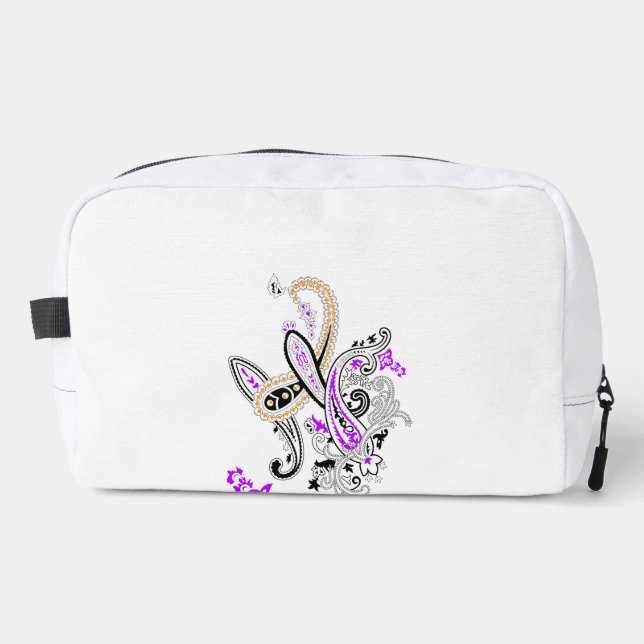 Luxury Botanical Paisley Collection Dopp Kit (Front)