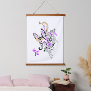 Luxury Botanical Paisley Collection Hanging Tapestry