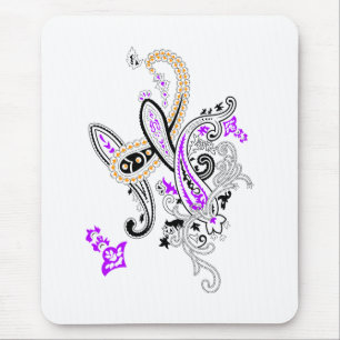 Luxury Botanical Paisley Collection Mouse Mat