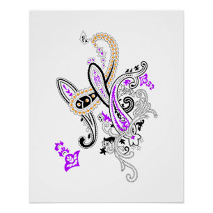 Luxury Botanical Paisley Collection Poster