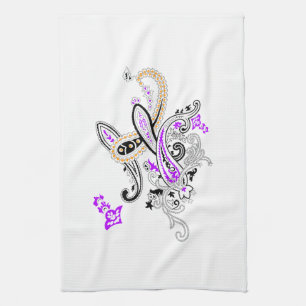 Luxury Botanical Paisley Collection Tea Towel