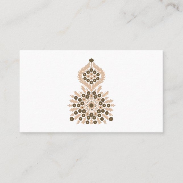 Luxury Botanical Wedding Calling Card (Front)