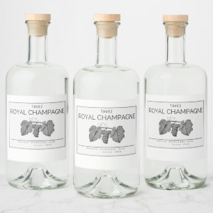 Luxury Bottle Label Design
