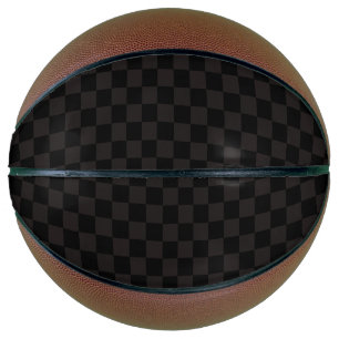 Luxury Brown/Black Chequered Basketball