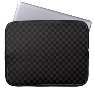 Luxury Brown/Black Chequered Laptop Sleeve