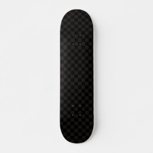 Luxury Brown/Black Chequered Skateboard